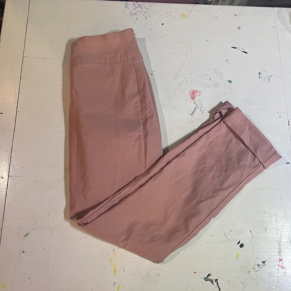 Pink work pants